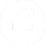 White Facebook icon