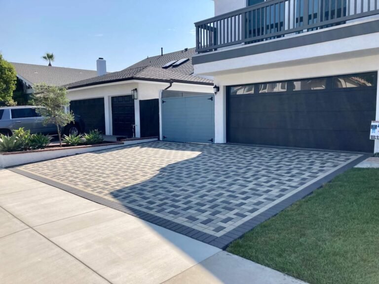 Paver driveway